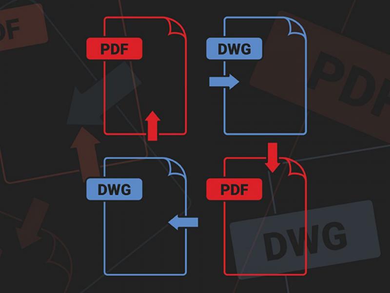 конвертировать DWG в PDF
