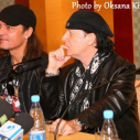 Пресс-конференция Scorpions в Донецке